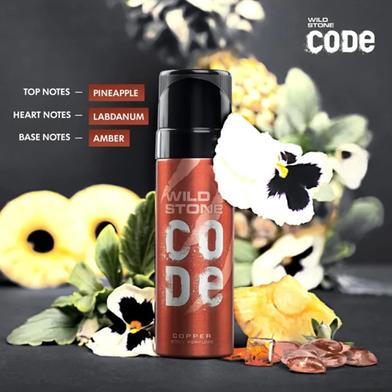 Wild Stone - Code Copper No Gas Body Perfume For Men, Long Lasting Intense Fragrance - 120ml