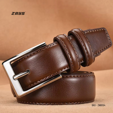 Zays Handcrafted Genuine Leather Belt for Men - Formal &amp; Casual Wear
